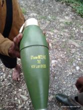 A green mortar 