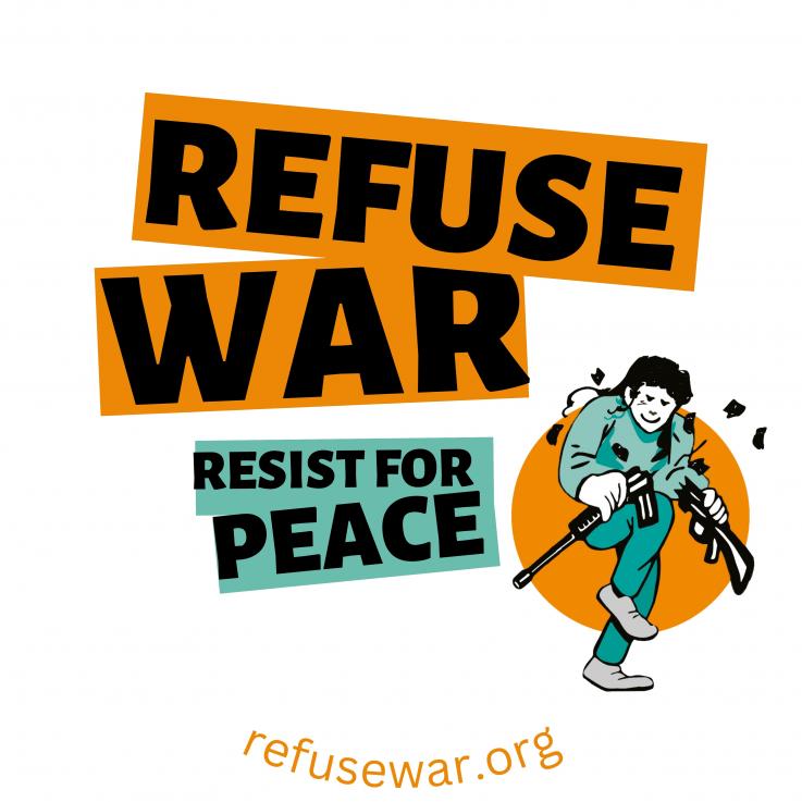 RefuseWar campaign poster