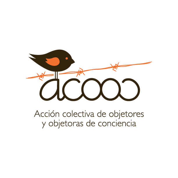 The ACOOC logo has barbed wire with a bird perched on top