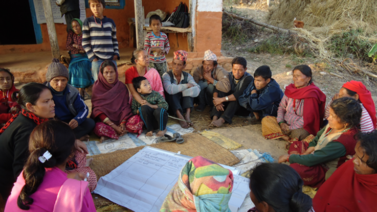 A meeting of the land rights movement in Nepal