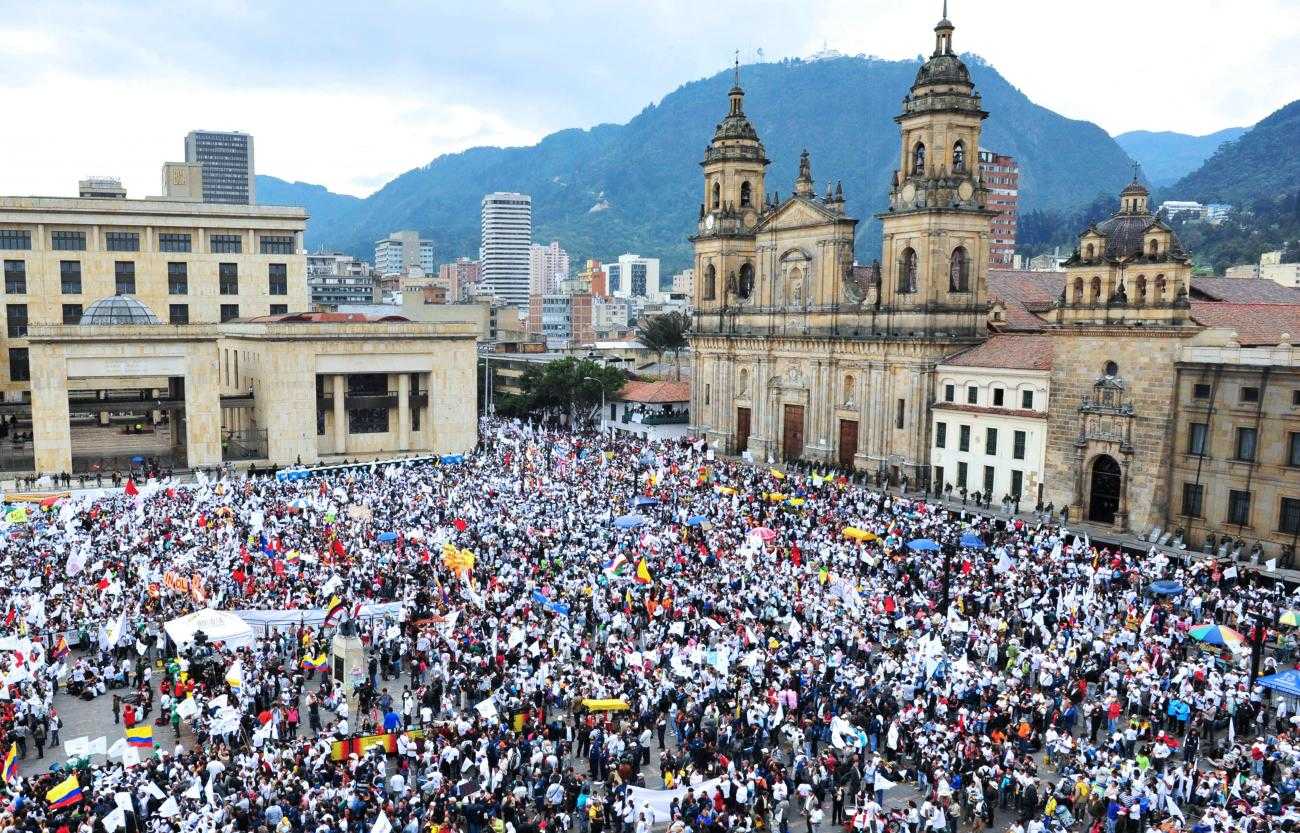 Demonstration for Peace in Colombia