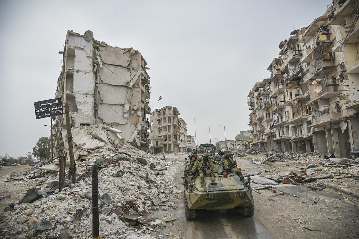 Alepo/Siria 2015. Fuente: Wikipedia Commons/Mil.ru