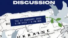 Poster Ucrania y Rusia: Una discusión Antimilitarista