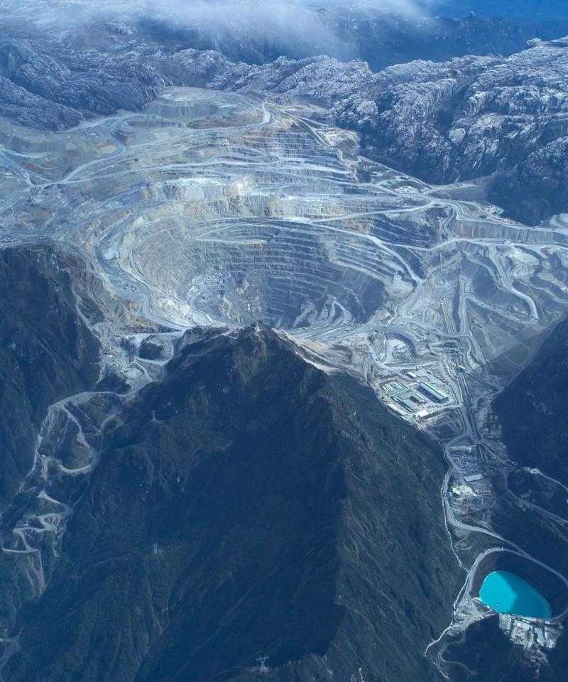 Freeport mine in West Papua