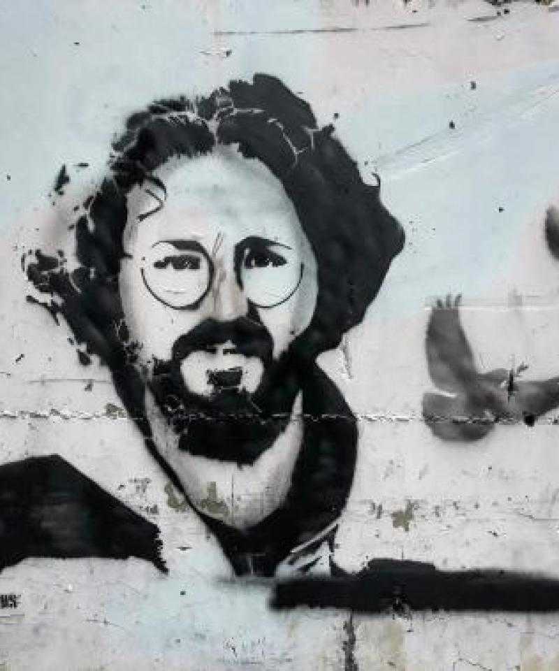 A mural - Halil Karapasaoglu's face