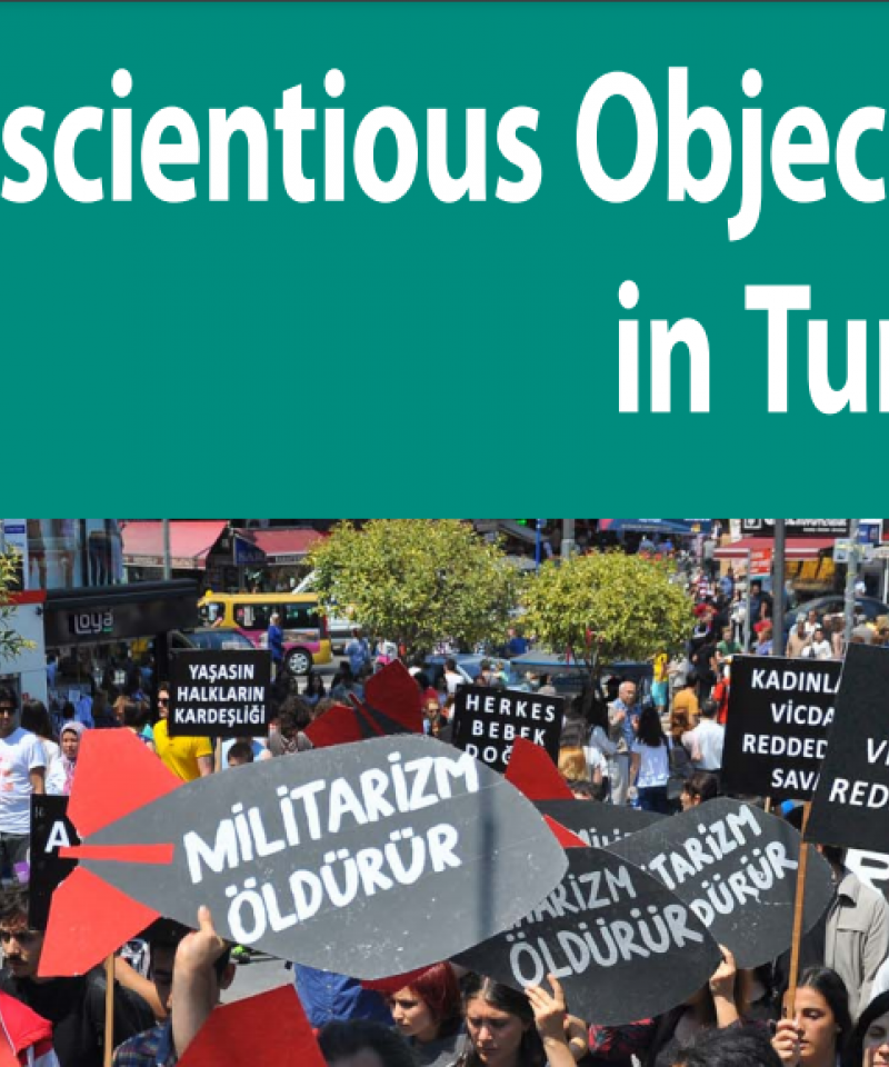 Cover page of the booklet Conscientious Objection in Turkey