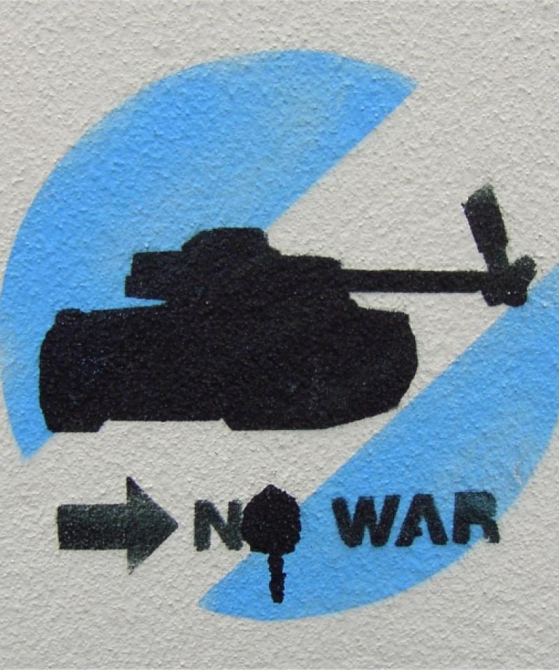 No war graffiti 