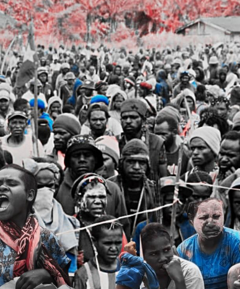 Header for the War on West Papua website