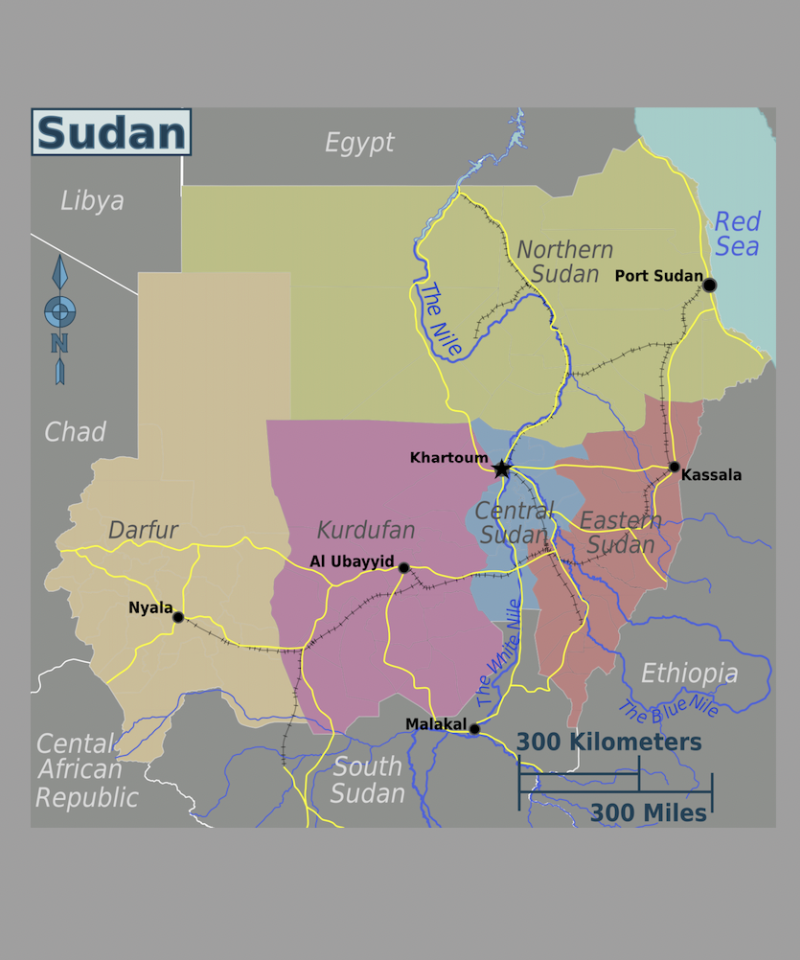Sudan map
