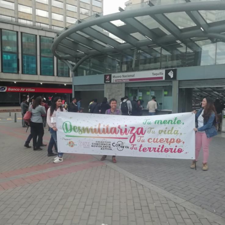 International Concientious Objection Action por el Colectivo CONOVA en Colombia