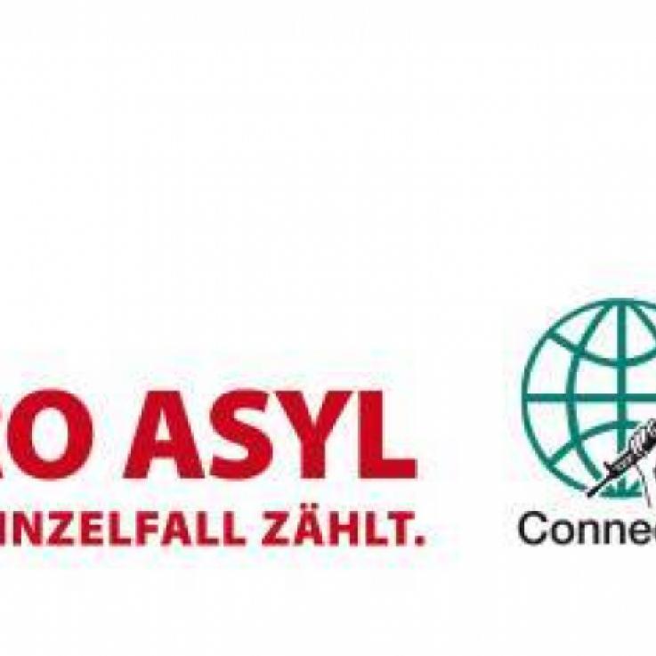PRO ASYL and Connection e.V. logos
