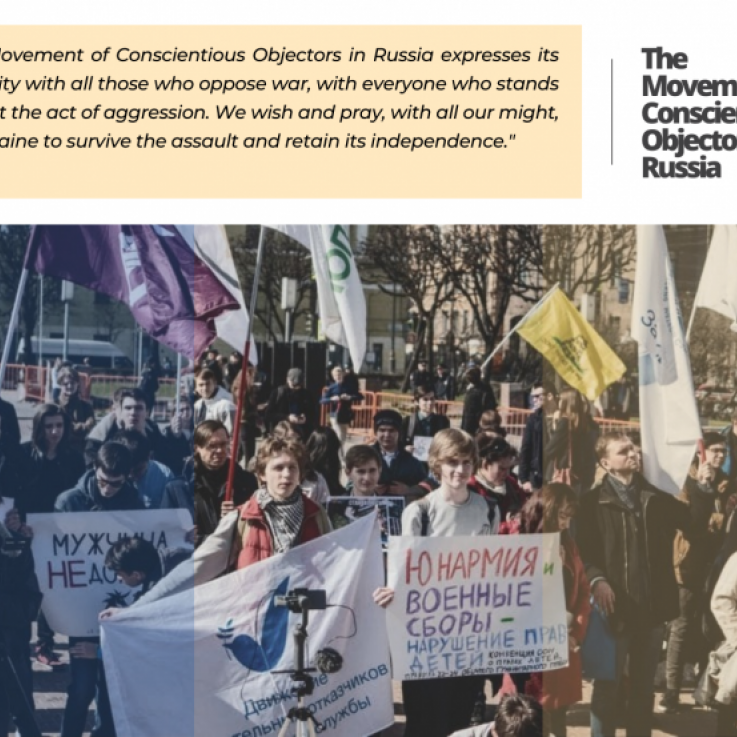 Poster for the Russian CO Movement statement