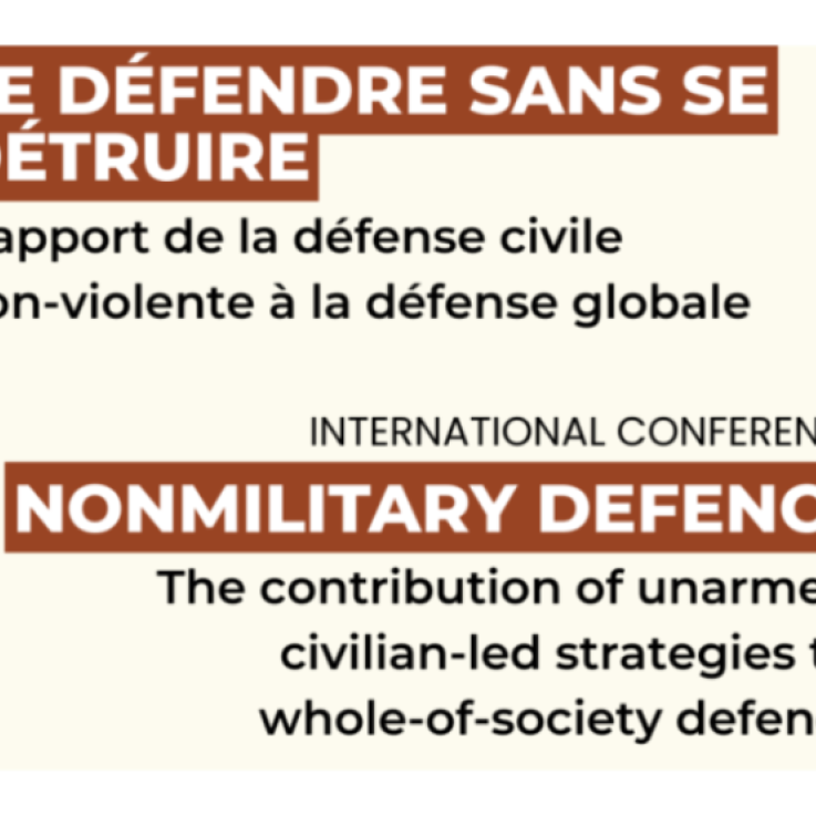 The name of the conference in French and English