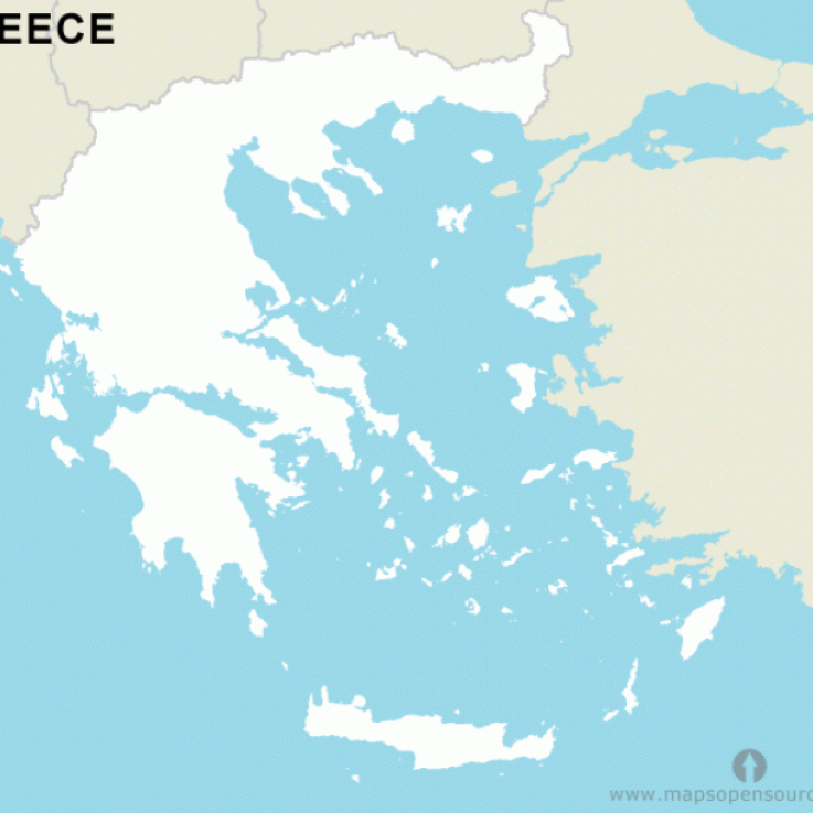 Mapa de grecia